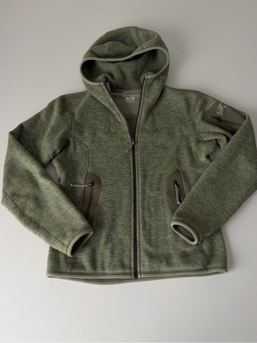 Arcteryx Green Fleece Jacket Covert Cardigan